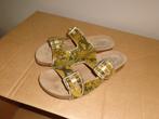 goud/gele damesslippers van Toral, maat 40, Kleding | Dames, Schoenen, Slippers, Geel, Ophalen of Verzenden, Gedragen