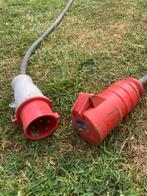 9 meter kracht verleng 32a, Ophalen, Gebruikt, Kabel of Snoer