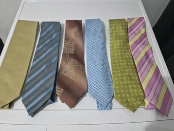 6XStropdassen polyester
 beschikbaar voor biedingen