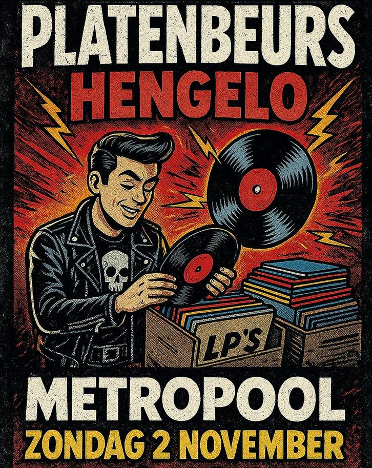 Platenbeurs Hengelo zondag 2 november Metropool, Cd's en Dvd's, Vinyl | Pop, Ophalen