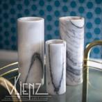 Vintage marmer vazen cilindervorm per stuk, Hotel Chique, Steen, Gebruikt, Overige kleuren, -