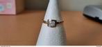 18K tweekleurige gouden ring met diamant 18K tweekleurige go, Verzenden, Nieuw, 17 tot 18, Met edelsteen