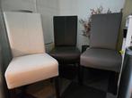 Set van 3 leren stoelen voor aan de keukentafel – comfortabe, Strak, Gebruikt, Overige kleuren, Drie