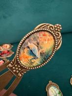 Boekenlegger "Zwaan van herfst" (Vintage, met Glas, #22), Verzamelen, Ophalen of Verzenden, Nieuw, Overige onderwerpen