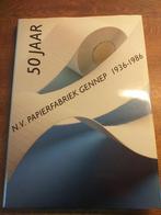 GENNEP. N.V.PAPIERFABRIEK. 50 JAAR.1936-1986 ., Ophalen of Verzenden, Zo goed als nieuw