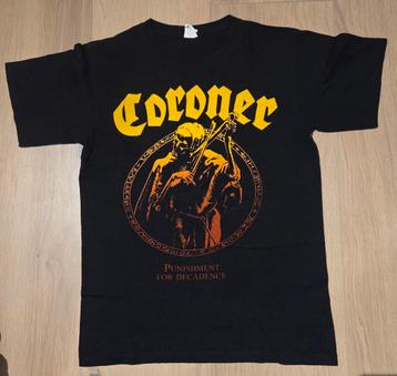 Coroner - Punishment for Decadence T-shirt - Maat S beschikbaar voor biedingen