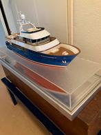 Scheepsmodel  Pieter Beeldsnijder C.Dubbelman Slikkerveer, Ophalen, Zo goed als nieuw, Motorboot, Schaalmodel