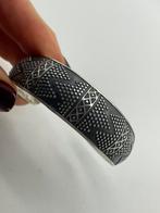 A527 Prachtige zilveren manchet armband, Sieraden, Tassen en Uiterlijk, Armbanden, Ophalen of Verzenden, Zo goed als nieuw, X
