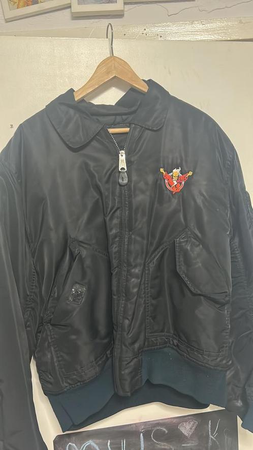 THUNDERDOME MA2 1996, Kleding | Heren, Truien en Vesten, Gedragen, Maat 56/58 (XL), Zwart, Ophalen of Verzenden