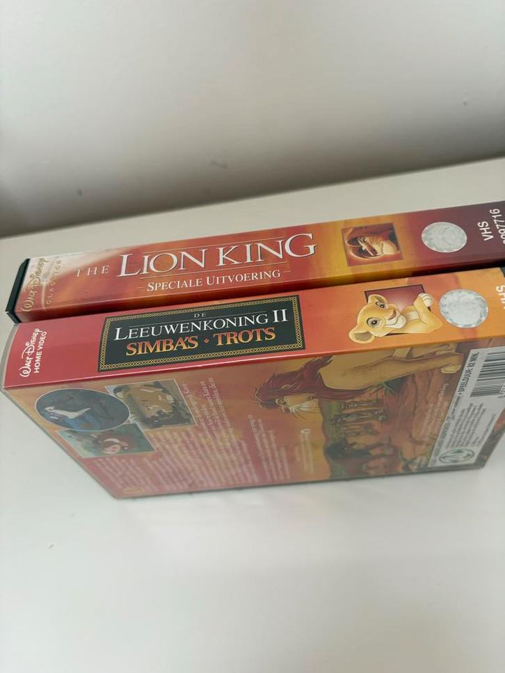 The Lion King 1 & 2 (Nederlands), Cd's en Dvd's, VHS | Kinderen en Jeugd, Gebruikt, Alle leeftijden, Ophalen of Verzenden