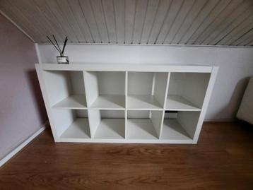  witte Ikea open (boeken)kast