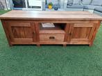 Tv kast teakhout, Huis en Inrichting, Ophalen, Gebruikt, 100 tot 150 cm, 75 cm of meer