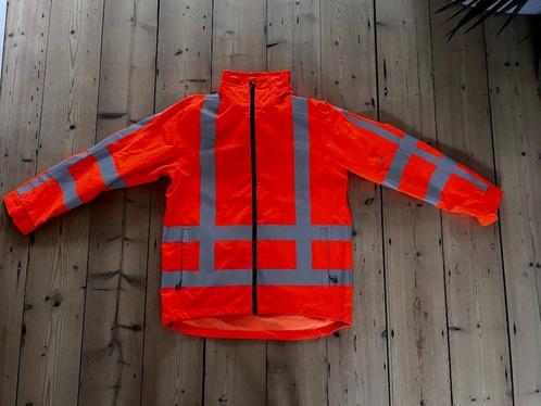 Hydrowear Boston regenjas/werkjas maat XL oranje, Tuin en Terras, Werkkleding, Zo goed als nieuw, Heren, Jas, Ophalen of Verzenden