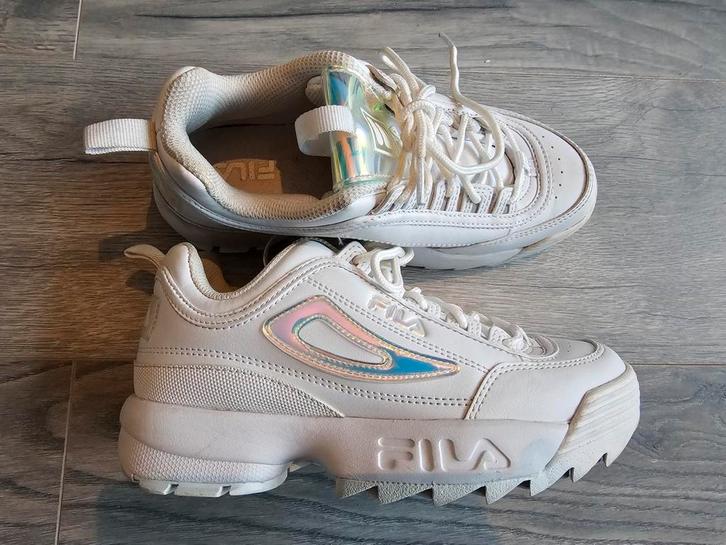 FILA Disruptor maat 36.5, Kleding | Dames, Schoenen, Zo goed als nieuw, Sneakers of Gympen, Wit, Ophalen of Verzenden