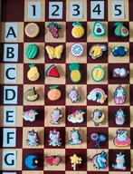 20 : Fruit & Eenhoorns Schoenbedels Pins voor de Crocs, Ophalen of Verzenden, Zo goed als nieuw, Transport