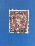 Postzegel Koeweit 1952 zegel Elisabeth 24-09, Postzegels en Munten, Postzegels | Europa | UK, Verzenden, Gestempeld