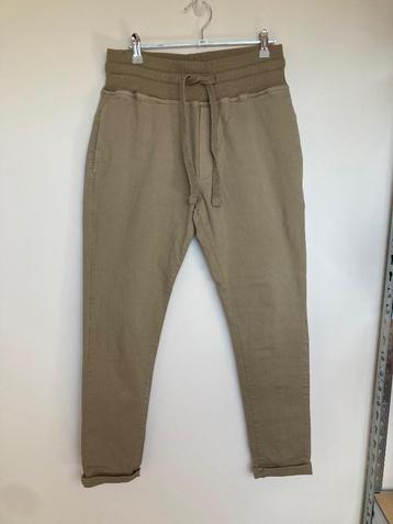 	 10Days beige jeans pull on broek maat M slim fit  beschikbaar voor biedingen