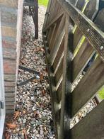 Houten Tuinhek, Ophalen, Met poort, Gebruikt, Tuinhek