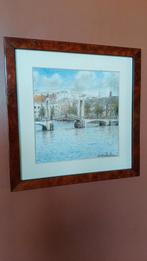 Schilderij magerebrug, Antiek en Kunst, Ophalen of Verzenden