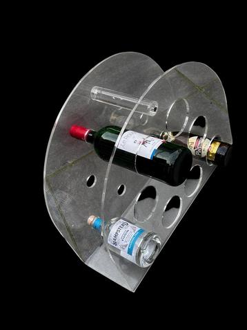 Acryl Wijnrek - Space Age Design beschikbaar voor biedingen