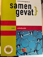 Samengevat VWO Scheikunde zgan, Ophalen of Verzenden, Zo goed als nieuw, VWO, Scheikunde