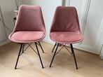 Roze kuipstoelen Kick 2 stuks, Huis en Inrichting, Stoelen, Ophalen, Twee, Overige kleuren, Stof
