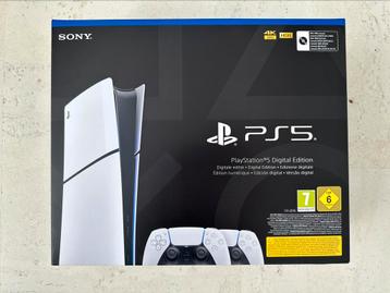 PlayStation 5 Digital Edition (ongeopende doos)+2controllers beschikbaar voor biedingen