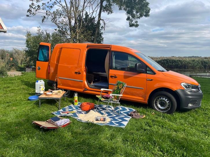 Mini Camper VW Caddy BMT Maxi Exclusief L2H1 AUTOMAAT, Caravans en Kamperen, Campers, Particulier, tot en met 2, Buscamper of Camperbus
