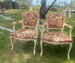 2 koninklijke fauteuils stoelen bruiloft feest, Ophalen, 75 tot 100 cm, Hout, Koninklijk