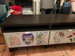 IKEA besta tv meubel Kast met 2 Lades - 120x40x48 cm, Huis en Inrichting, Ophalen, Gebruikt, 100 tot 150 cm, Glas