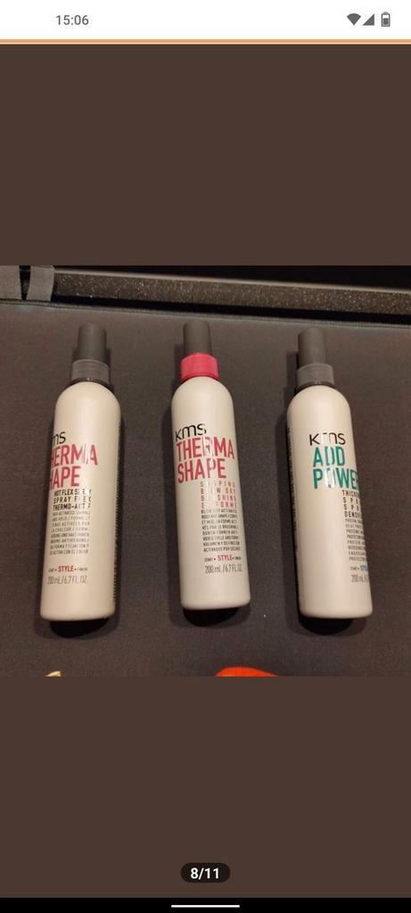 KMS haar / föhn spray, Sieraden, Tassen en Uiterlijk, Uiterlijk | Cosmetica en Make-up, Gebruikt, Gehele gezicht, Ophalen of Verzenden
