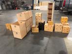 Voorraad Houten Ikea bakken, Huis en Inrichting, Woonaccessoires | Kisten, Ophalen, Gebruikt, Overige houtsoorten, Minder dan 50 cm