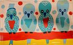 Tonnie Voorn de 4 vogels op doek, Antiek en Kunst, Ophalen of Verzenden