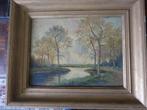 Landschap geschilderd op boord door A. Martens, Ophalen of Verzenden