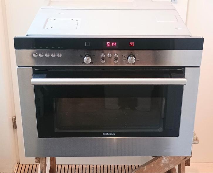 Siemens 45 cm inbouw combimagnetron met hetelucht HB84K550N, Witgoed en Apparatuur, Magnetrons, Gebruikt, Inbouw, Combimagnetron