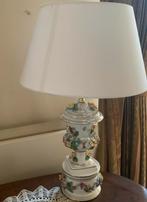 Dresden Porseleinen Lamp met Bloemen, Ophalen of Verzenden