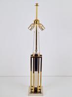 Vintage tafellamp Willy Daro Regency Messing chroom ‘80., N, Regency vintage, Ophalen of Verzenden, N