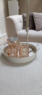 Dienblad met woonaccessoires, Ophalen, Zo goed als nieuw, Hout