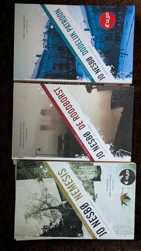 Jo Nesbø - Oslo Trilogie (3 Boeken), Boeken, Thrillers, Zo goed als nieuw, Nederland, Ophalen of Verzenden