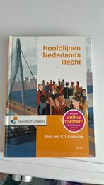 C.J. Loonstra - Hoofdlijnen Nederlands recht, Ophalen, Zo goed als nieuw, C.J. Loonstra