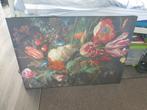 Canvas bloemen 1 meter bij 70, Ophalen, Zo goed als nieuw, Print, 75 cm of meer