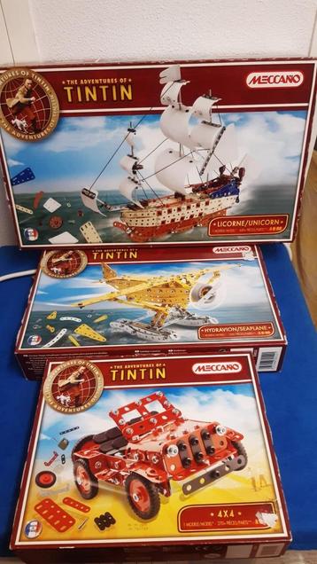 3 x Meccano Kuifje  beschikbaar voor biedingen