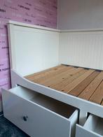 Hemnes Bedbank - Ikea, Huis en Inrichting, Slaapkamer | Bedden, Ophalen, Eenpersoons, Wit, 140 cm