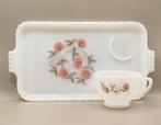Anchor Hocking Fire King Fleurette snack/lunch plate, Ophalen of Verzenden