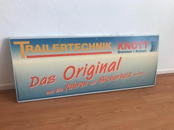 Vintage groot reclame bord, 50/60 jaren mooie Litho Mancave beschikbaar voor biedingen