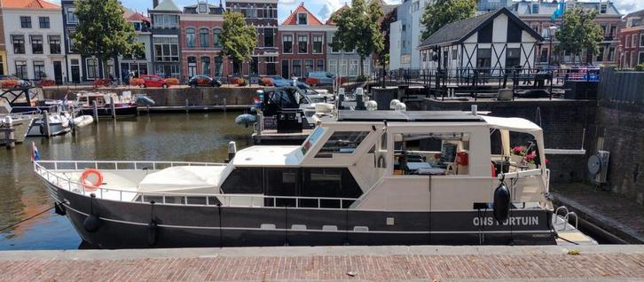 Woonboot / Motorboot met bubbelbad 14,5 x 3.65 inr.mog., Watersport en Boten, Motorboten en Motorjachten, Gebruikt, Staal, 12 meter of meer