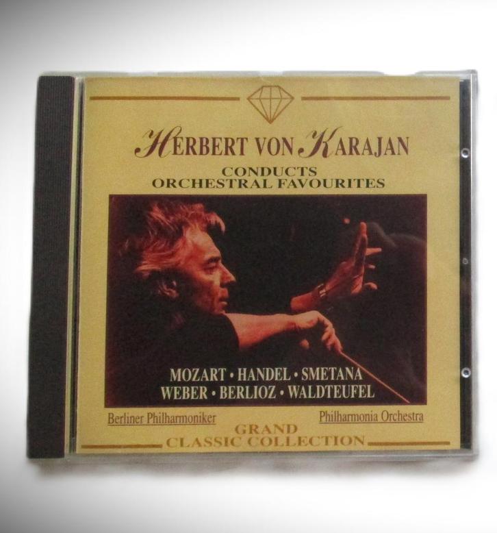Von Karajan CD Klassiek~Mozart Handel ea, Cd's en Dvd's, Cd's | Klassiek, Zo goed als nieuw, Overige typen, Classicisme, Ophalen of Verzenden