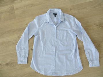 blouse/GAP/blauw streep/katoen/classic fit/zomer/bloes/licht beschikbaar voor biedingen