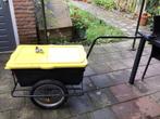 FIETSAANHANGER / FIETSKAR MET AFSLUITDEKSEL EN KOPPELSTUK, Ophalen, Gebruikt, Bagagekar