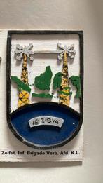 KNIL / KL 42e Zelfst Infanterie Brigade schildje, Ophalen of Verzenden, Landmacht, Nederland, Embleem of Badge